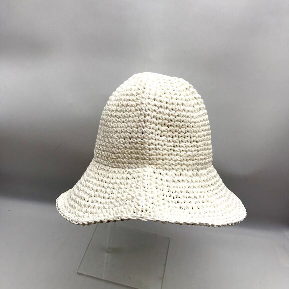 On 34th White Woven Adjustable Hat - Picture 9 of 10